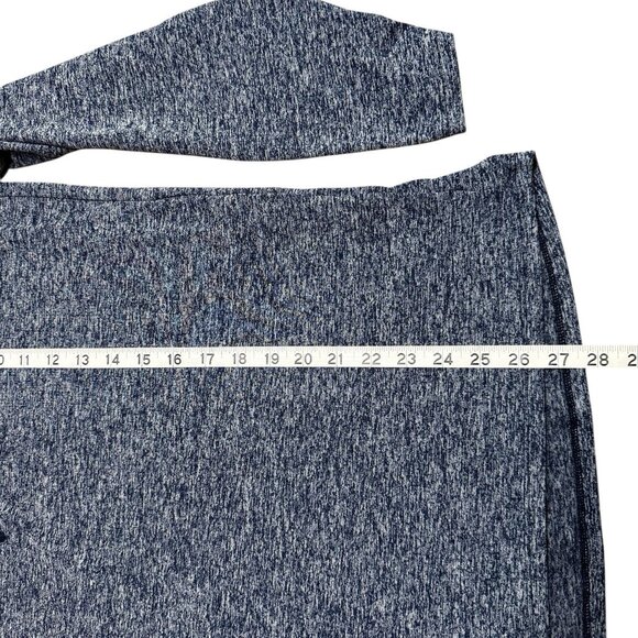 UNDER ARMOUR TECH 1/2 ZIP PULLOVER LOOSE FIT HEAT GEAR MENS L BLUE HEATHERED - Picture 7 of 7